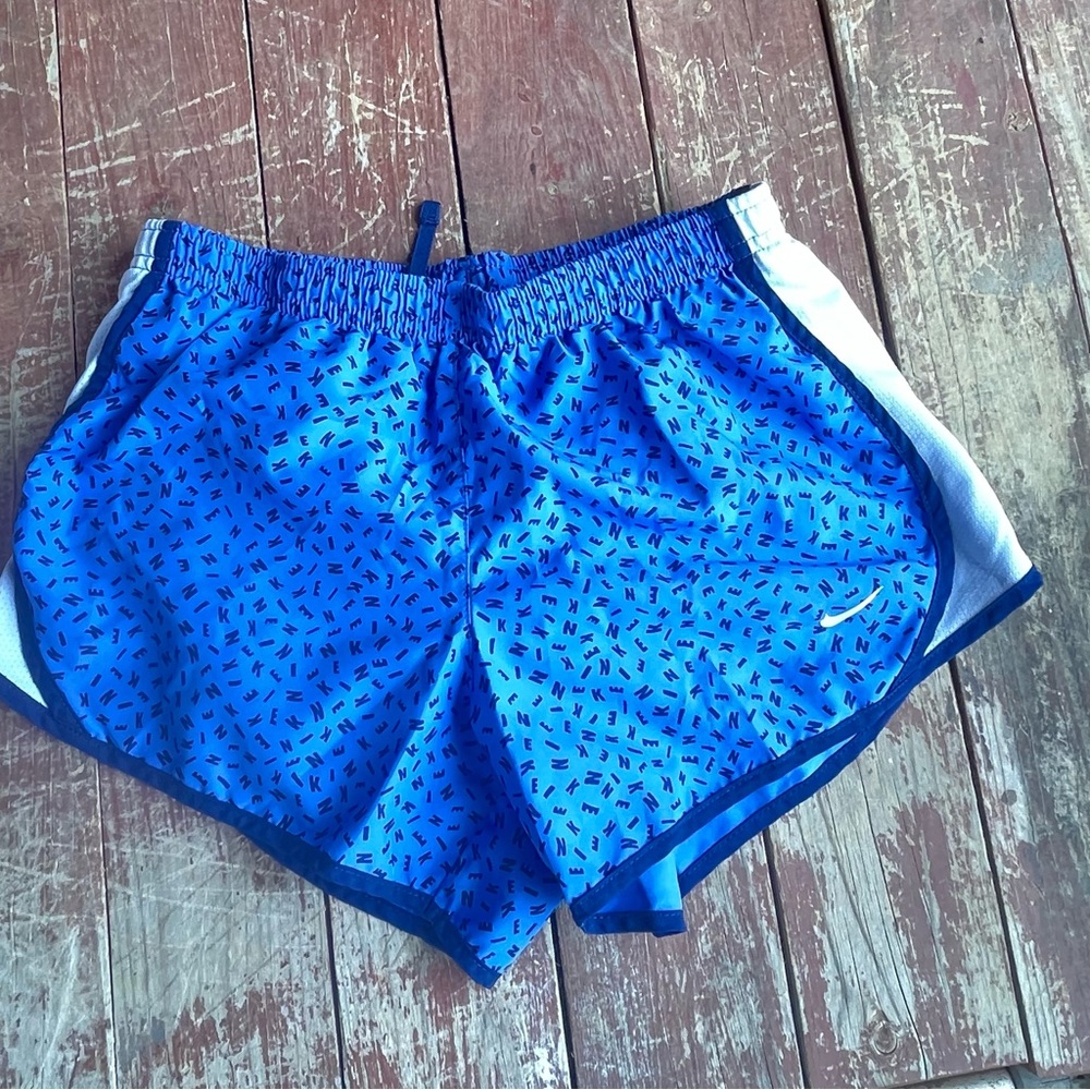 Nike Girls Size Medium Blue Athletic Running Shorts